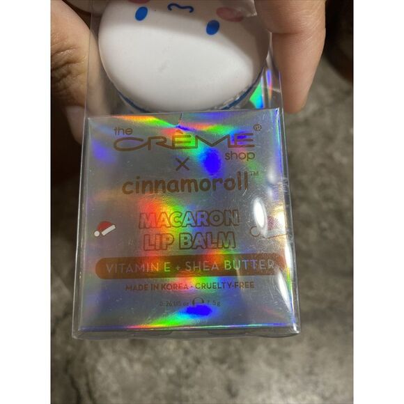 The Creme Shop Hello Kitty Macaron Lip Balm 0.26oz Cinnamoroll Peppermint Cocoa - Picture 4 of 6